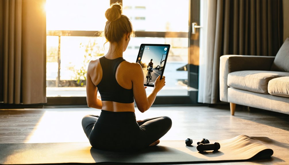 using peloton app independently